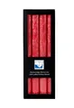 Produktbild: Kerzenfarm Stearin 4-er Stabkerzenset 250x22mm, rot, 092205MB