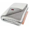 Produktbild: Wohndecke Voluminöse Alpakadecke La Paz aus Alpakawolle mit Wendeoptik, Ritter Decken, flauschige Plüschdecke, Wolldecke, extra warm, weitere Größen & Farben grau 140 cm x 220 cm