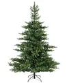 Produktbild: Kaemingk Grandis Tanne Künstlicher Weihnachtsbaum, Größe: 1,52, 1,82, 2,13 m; Kiefer, Fichte, Metall-Tanne, zu Weihnachten, realistisches, klassisches Naturgrün, Grandis Fir, 7ft (210cm)