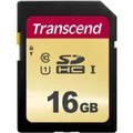 Produktbild: Transcend SDHC 500S 16GB Class 10 UHS-I U1 V30 (16 GB, SDHC, U1, UHS-I) (TS16GSDC500S)