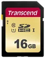 Produktbild: Transcend 16GB SDXC/SDHC 500S Speicherkarte TS16GSDC500S / bis zu 95 MBs lesen und 65 MBs schreiben Produktreihe Gold 500S