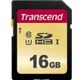Produktbild: Transcend SDHC-Karte 16GB Class 10 UHS-I TS16GSDC500S Speicherkarte