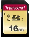 Produktbild: Transcend 16GB SDHC-Karte 500S UHS-I U1 Cl10