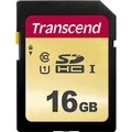 Produktbild: Transcend Premium 500S SDHC-Karte 16 GB Class 10, UHS-I, UHS-Class 1