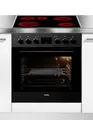 Produktbild: Amica Elektro-Herd-Set EHC 12921 SM, mit Backauszug, Ofen mit 11 Programmen und zweistufig ausziehbaren Backblechschienen.