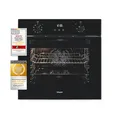 Produktbild: Exquisit Einbaubackofen EBE257-H-020 schwarz | Energieeffizienzklasse A | 59 l Garraum | Umluft | Display | Einbaubackofen 60 cm