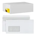 Produktbild: Idena 10221 - Briefumschläge mit Fenster DIN lang, 1000 Stück selbstklebend, Umschläge aus 75 g/m² FSC-Mix Papier in Weiß