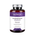 Produktbild: Magnesium Glycinat + Citrat - Komplex 2145mg - Vitamin B5 + B6 + C - Magnesium Kapseln - Magnesiumcitrat -120 Kapseln Vegan Nutralie