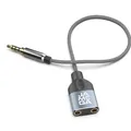 Produktbild: 3,5mm Klinken Splitter Klinke Adapter AUX Kopfhörer Klinkenkabel Audio Kabel