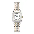 Produktbild: Sekonda Monica Damen-Armbanduhr, Quarz, 20 mm, Weiß, mit römischen Ziffern, Analog-Anzeige, Armband aus Legierung, Glänzendes Roségold, zweifarbig, Modern