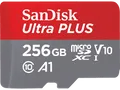 Produktbild: SANDISK Ultra® PLUS microSDXC™‐UHS‐I‐Karte, Micro-SDXC Speicherkarte, 256 GB, 160 MB/s