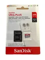 Produktbild: SANDISK Ultra® PLUS microSDXC™‐UHS‐I‐Karte, Micro-SDXC Speicherkarte, 256 GB, 16