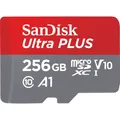 Produktbild: SanDisk Ultra® PLUS microSDXC™‐UHS‐I‐Karte Speicherkarte 256 GB Micro-SDXC