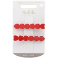 Produktbild: Solida Haarclip Herz Applikationen rot silber