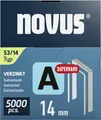 Produktbild: Novus Tools 042-0764 Feindrahtklammern Typ 53 5000 St. Abmessungen (L x B) 14mm x 11.3mm