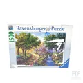 Produktbild: Ravensburger Puzzle 17109 Cottage am Fluß 1500 Teile Puzzle- Karton beschädigt