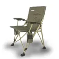 Produktbild: Frosal Campingstuhl Aron faltbar Angelstuhl Klappstuhl Regiestuhl Anglerstuhl klappbar olivgrün