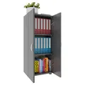 Produktbild: VCM my office Aktenschrank Ulas, 918434 anthrazit 2 Fachböden 49,0 x 34,0 x 108,0 cm