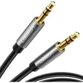 Produktbild: Ugreen AV119 Mini jack cable 3.5mm AUX 0.5m (silver) (0.50 m, 3.5mm Klinke (AUX)) (10732)
