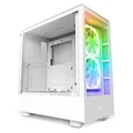 Produktbild: NZXT H5 Elite Weißes ATX-Gaming-Gehäuse mit RGB-Beleuchtung CC-H51EW-01