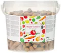 Produktbild: Kerbl Delizia Belohnungswürfel Classic (für Pferde, 3 kg Eimer, Geschmacksrichtung Apfel, mit natürlichem Gehalt an Mineralstoffen, Pferdesnack) 325008, orange