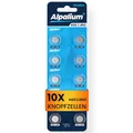 Produktbild: kQ Alpalium AG0 Batterie Alkaline Knopfzelle 1,5V 10er Blister