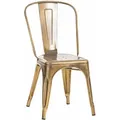 Produktbild: CLP Besucherstuhl, Gold, Metall, 44x89x48 cm, Esszimmer, Stühle, Esszimmerstühle, Vierfußstühle