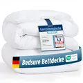 Produktbild: BEDSURE Bettdecke 135x200 Ganzjahresdecke Steppdecke - Bettdecke 135x200cm 4 Jahreszeiten Bettdecken - Oeko-TEX Zertifiziert 300GSM Weiß Sommerdecke, Weiche Warm Duvet Schlafdecke für Allergiker
