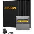 Produktbild: Anker SOLIX Solarbank 3 E2700 Pro Solaranlage, mit 8 x 450W Bifazialen Solarmodulen, by Powerness - 5.4kWh / 1 x Smart Meter / Standardversand