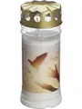 Produktbild: Bolsius Grabkerze Bolsius Dauerbrenner Nr. 5 mit Motiv Taube, Höhe: