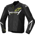 Produktbild: Herren Motorrad Jacke 56 - Alpinestars Faster V3 Airflow - schwarz-weiß-fluogelb