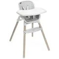 Produktbild: Chicco Hochstuhl Zest Plus, Grau, Kunststoff, 53x86x71 cm, Essbrett abnehmbar, zusammenklappbar, 5-Punkt-Gurt, Babymöbel, Hochstühle & Zubehör, Hochstühle