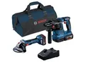 Produktbild: Bosch 2-tlg. Kit 18V, SDS plus, 1,9 J, 4675 BPM, 1050 RPM, 11000 RPM, 12,5 cm