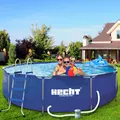 Produktbild: Frame Swimming Pool 360 x 76 cm Schwimm Bad Becken Garten Pool Stahlrohr Stabil