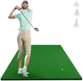 Produktbild: Golf-Schlagmatte Übungsmatte Abschlagmatte Trainingsmatte 3 Gummi-Tees 1,5 x 1 m