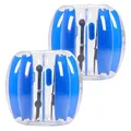 Produktbild: VEVOR aufblasbare Bumper Ball Bumper Stoßball (2 STK.) 0,9 m, strapazierfähiger 0,3 mm Dicker PVC-Bubble Knocker Kollisionsball für Outdoor-Sportteamspiele Spielzeug für Hof Park (Blaue Streifen)