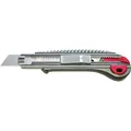 Produktbild: Cuttermesser Klingen-B.18mm L.135mm m.Drucktaster Ganzmetall NT CUTTER