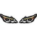 Produktbild: LHD Projektor Scheinwerfer Paar Angel Eyes Schwarz H7 Für BMW E60 E61 2003-07
