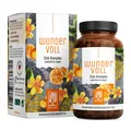 Produktbild: Vitamin C Zink Komplex hochdosiert 90 vegane Kapseln Zink Bisglycinat Wundervoll NATURTREU®