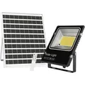 Produktbild: LUXULA Solar Fluter LED Dimmbar Fernbedienung 700lm 6500K Kaltweiß IP66 Außenstrahler Autarke Beleuchtung