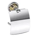 Produktbild: BETRO GOLD-CHROM Papierrollenhalter Messing Gold Chrom für Bad & WC > zum Bohren