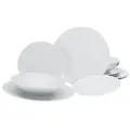 Produktbild: CreaTable 33070 Tafelservice Sofia für 4 Personen, Porzellan, weiß (1 Set, 12-teilig)