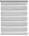Produktbild: Lichtblick Duo Rollo Klemmfix, ohne Bohren Grau, 80 cm, 80 cm x 200 cm (B x L) KDR.080.200.04