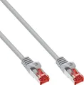 Produktbild: InLine® Patchkabel, S/FTP (PiMf), Cat.6, 250MHz, PVC, Kupfer, grau, 40m