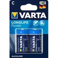 Produktbild: Batterie C Baby, VARTA LONGLIFE Power, Alkaline, 2 Stück, wie C, Baby, LR14, 4914