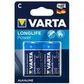 Produktbild: Varta Longlife Alkaline Batterie Baby C, 2er-Pack