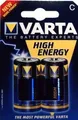 Produktbild: VARTA High Energy Baby Batterie 1,5 V 2er-Blister (4914121412)