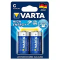 Produktbild: VARTA Blister mit 2 Alkaline-Batterien High Energy, Baby (C/LR14)