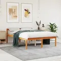 Produktbild: Seniorenbett Wachsbraun 140x200 Cm Massivholz Kiefer Vidaxl