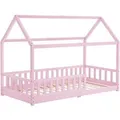 Produktbild: Juskys Kinderbett Marli 90 x 200 cm Rosa